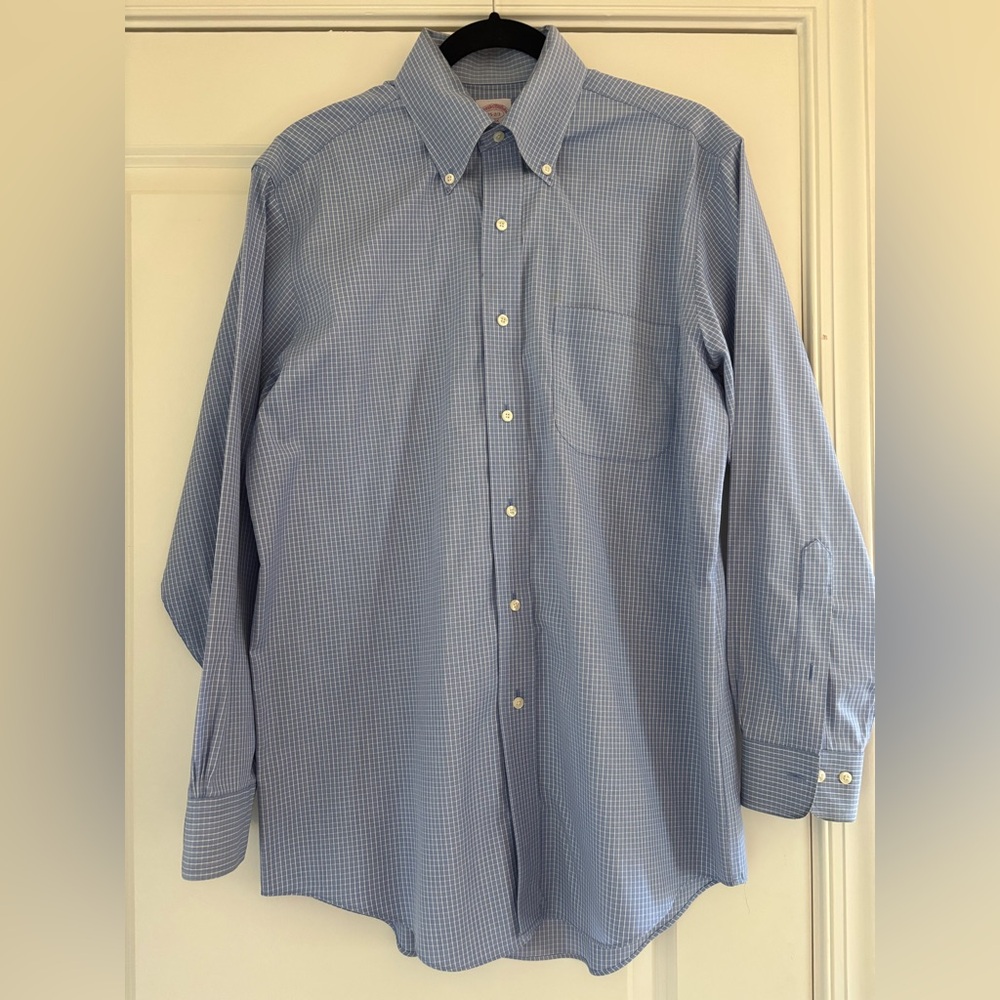Brooks Brothers, Original Polo Button-Down Collar,Striped Dress Shirt, SZ 15-2/3